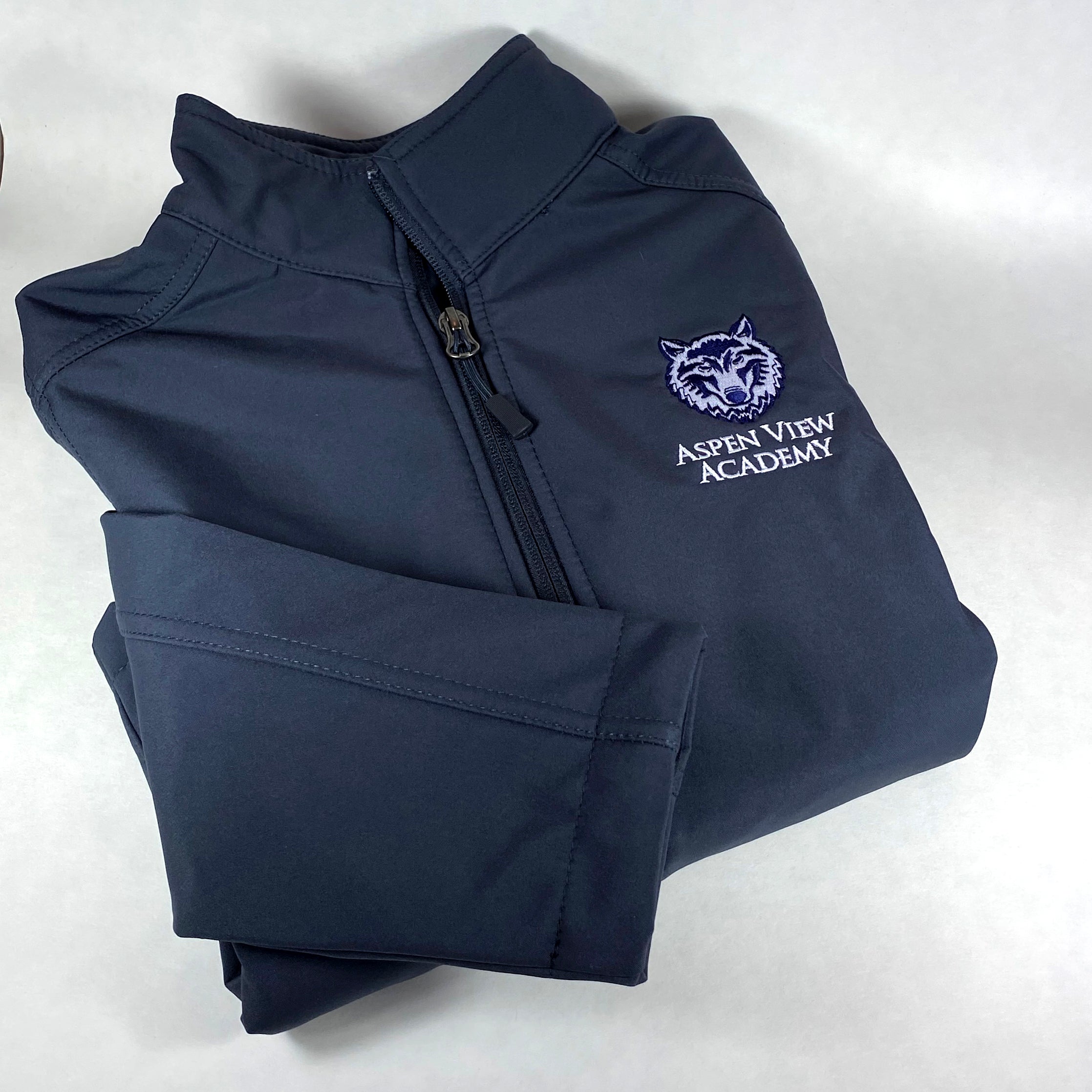 AVA Spirit Wear Gray Jacket Aspen View Academy Wolf Shack